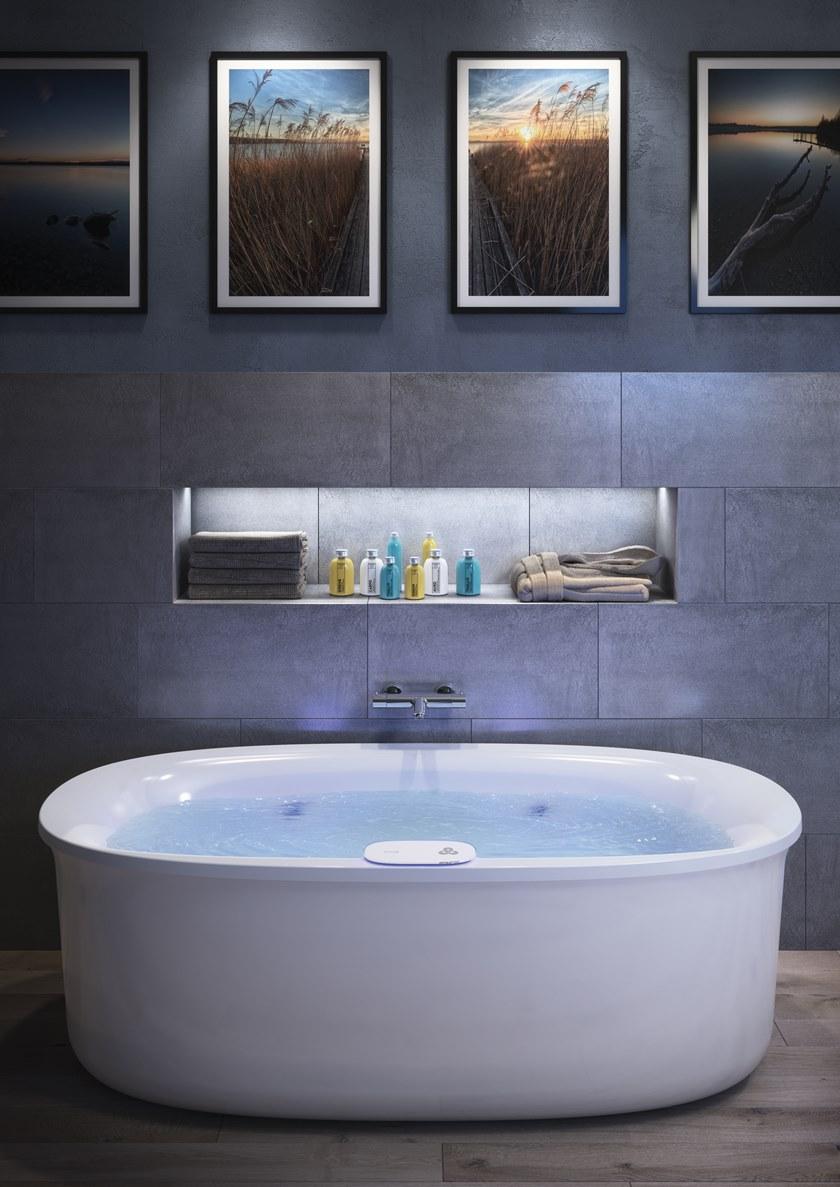 Jacuzzi® Отдельностоящая акриловая ванна с гидромассажем Arga® sun-id-1493371 - Вид №2