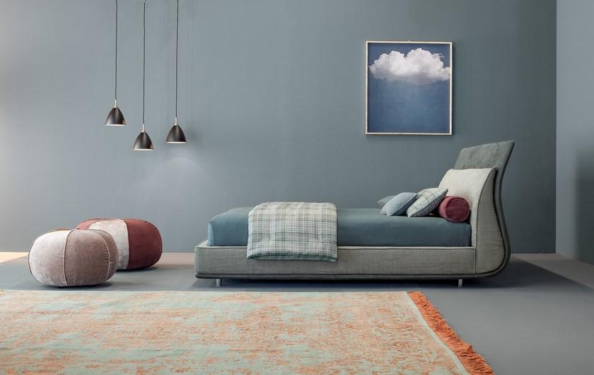 Twils Двуспальная кровать с мягким изголовьем Drop sun-id-1498804 - Вид №3