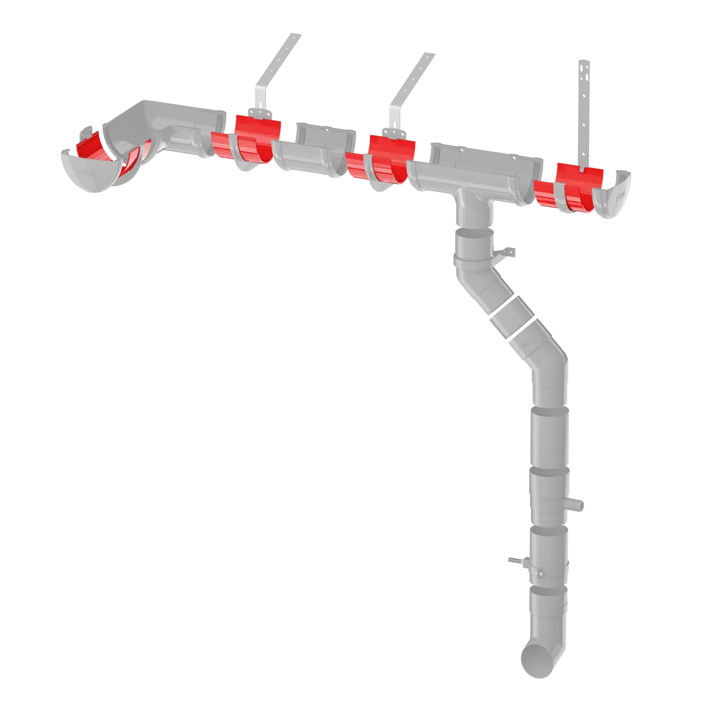 Желоб водосточный 125x3000 мм цвет зелёный ТЕХНОНИКОЛЬ STLM-2127772 - Вид №2