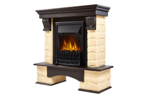 15829034 Портал камень бежевый, шпон венге НС-1143555 Firelight Forte Classic