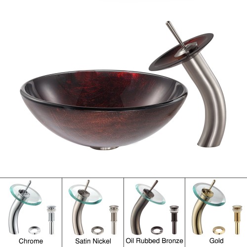 C-GV682-12mm-KGW1700 Накладная раковина на столешницу  прямоугольная Krausru  - Вид №6