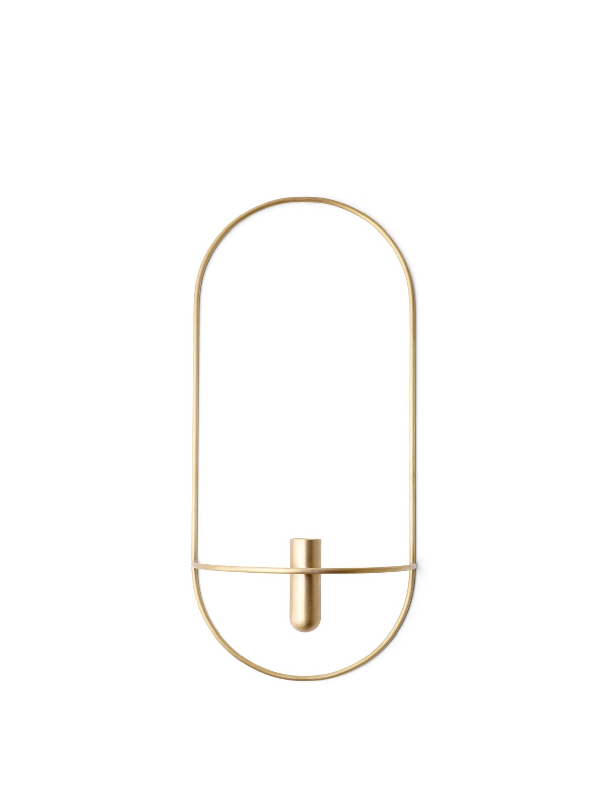 4816839 MENU POV Овальная ваза / подсвечник Латунь 