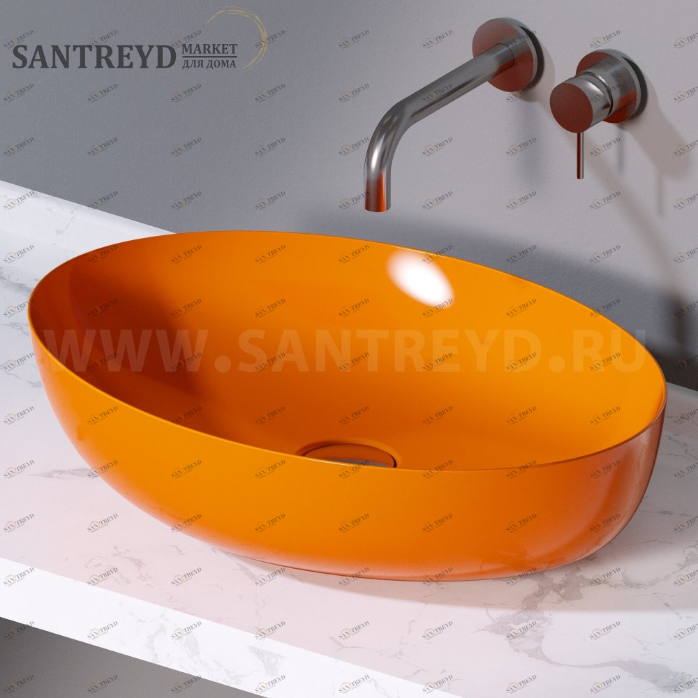 L616114 Накладная раковина на столешницу  овальная A. e T. Italia ELITE AeT ITALIA