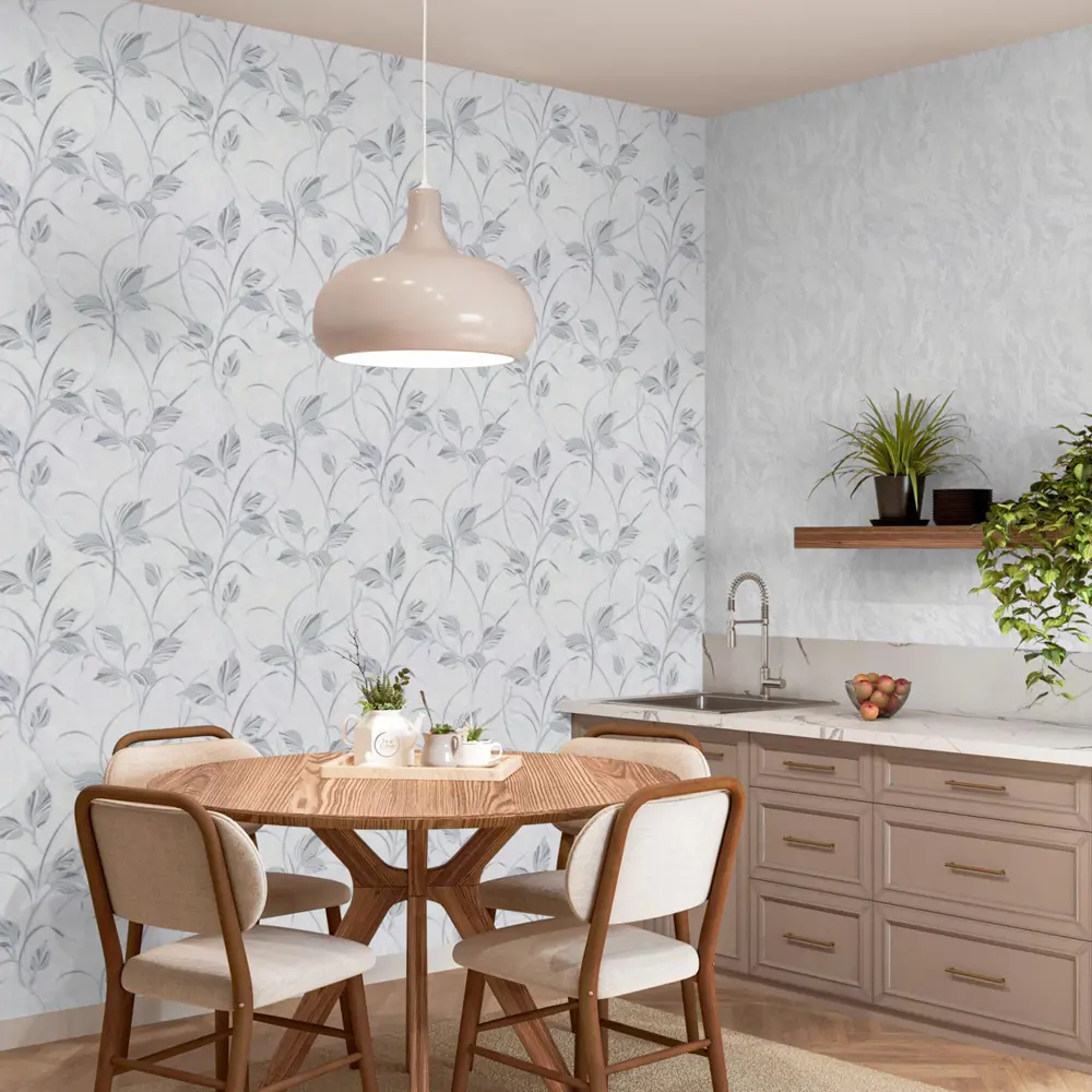 Обои флизелиновые Palitra Home Pro-Fleur серые 1.06 м HC31221-14A Protect-fleur STLM-2036540 - Вид №5