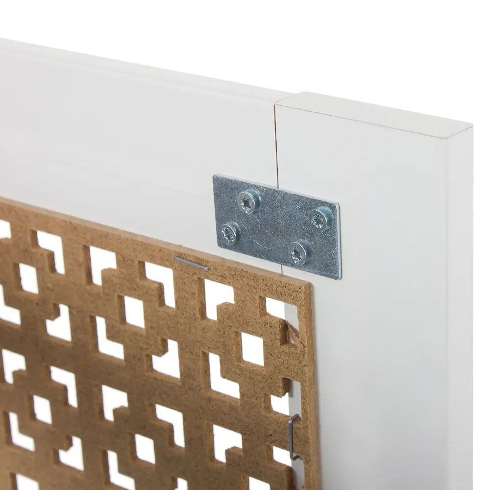 Экран для радиатора Конструктор 50x60 см. цвет белый ЛАЙТ STLM-2015505 - Вид №3