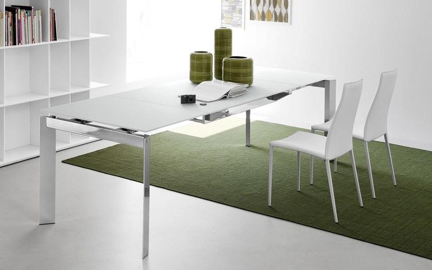 Calligaris Стул из регенерированной кожи с высокой спинкой  Cs/1452  - Вид №5