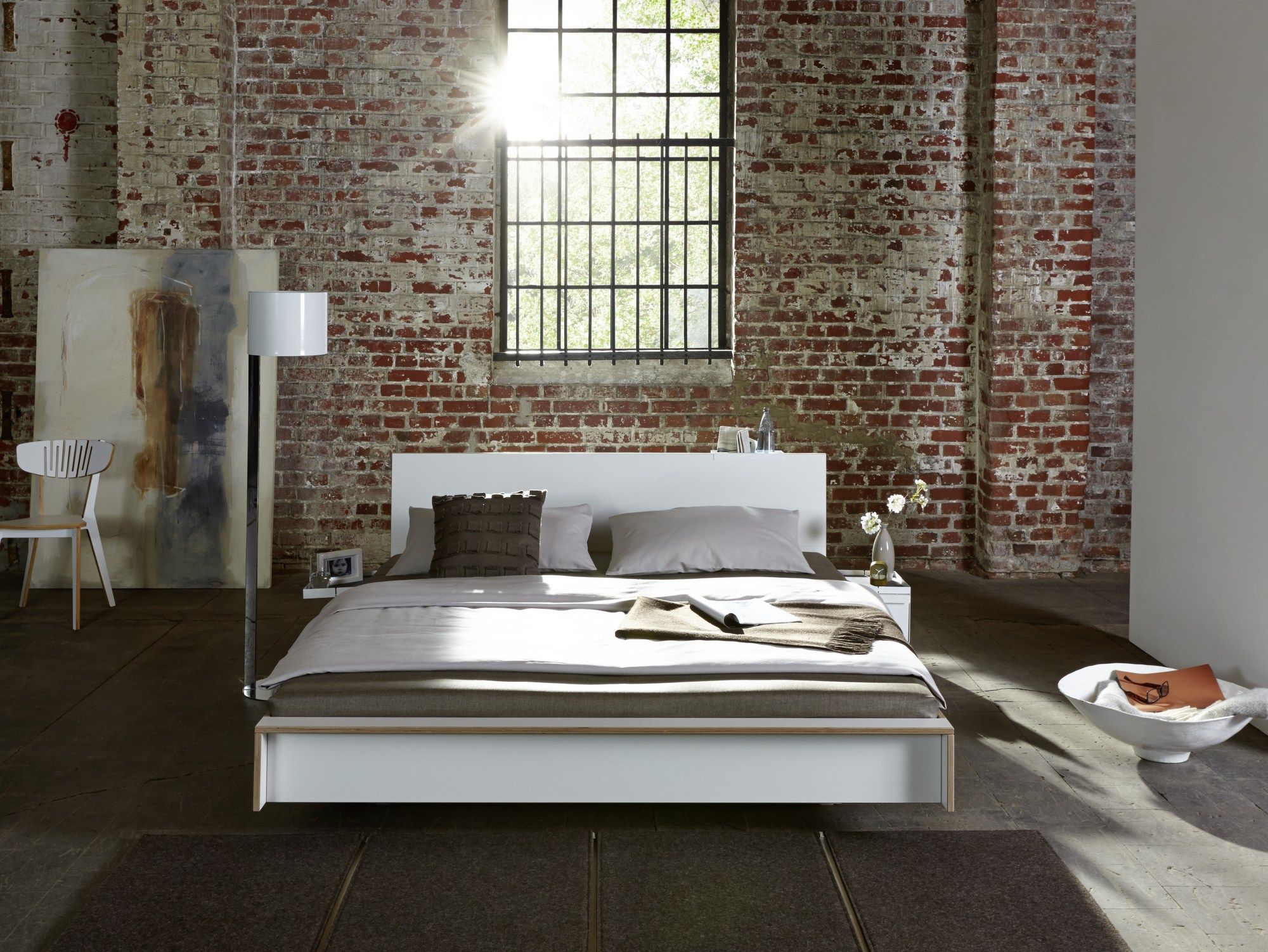 Двуспальная кровать из многослойной ткани Müller Small Living Flai ARCH-00048849 - Вид №6