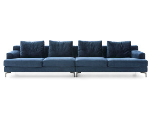 Секционный диван из ткани