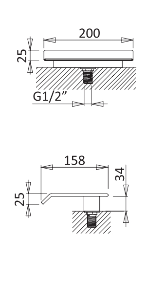 Каскадный излив на борт ванны CEZARES PORTA-SCV-NOP - Вид №1