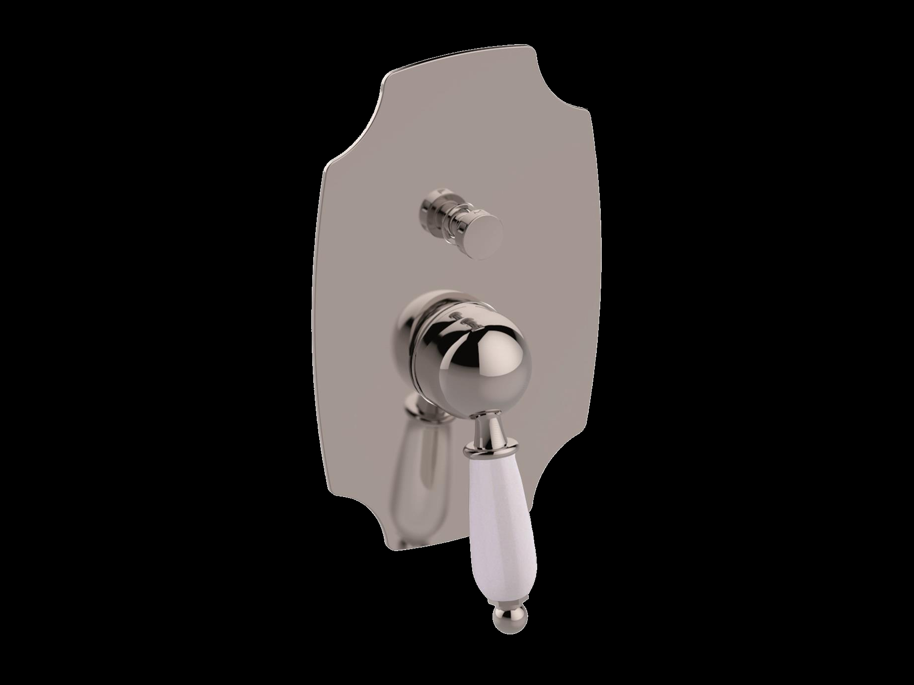 21124/COV-CR CARIMALI Однорычажный смеситель Colonial 2way с защитной крышкой