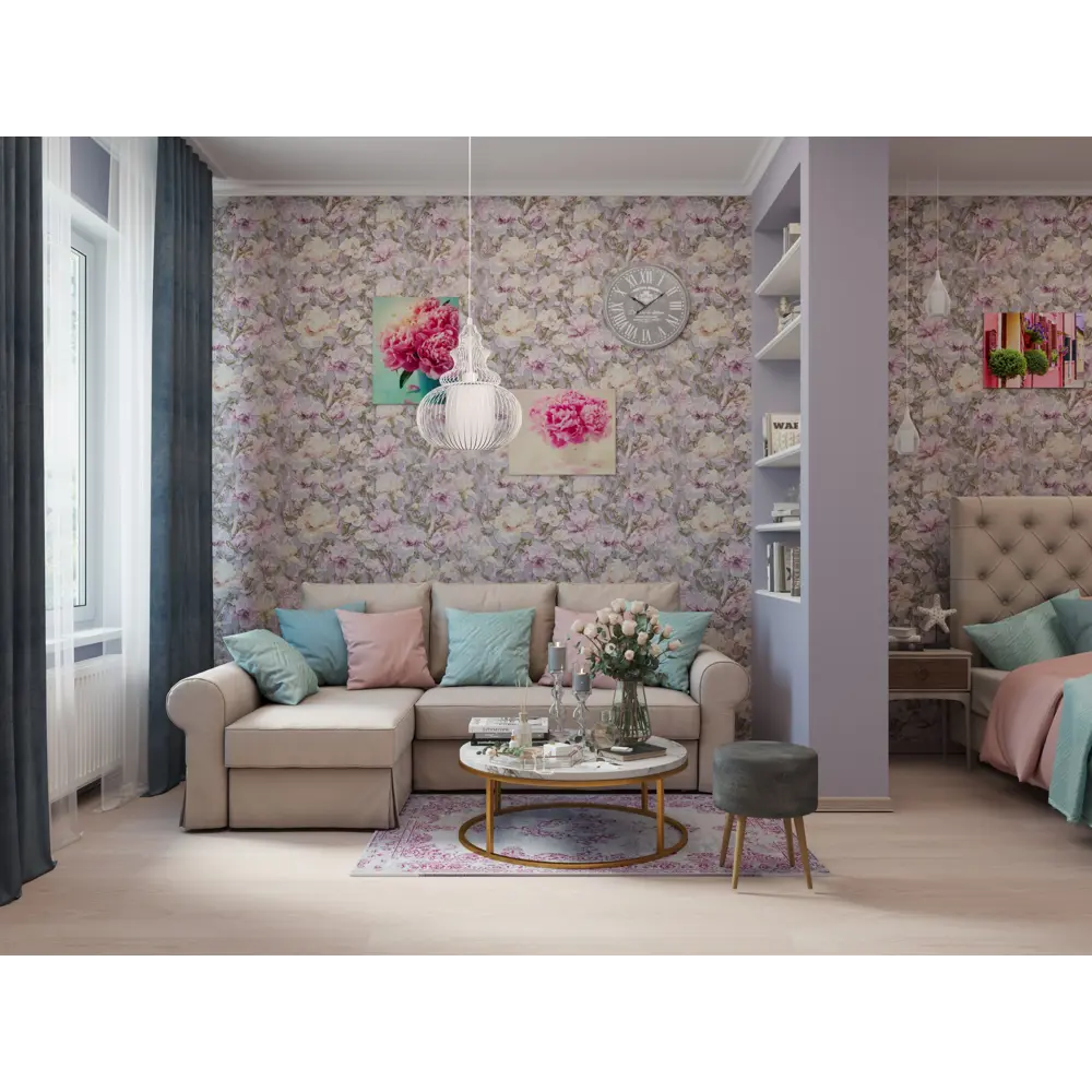 Подушка стёганая, 50х50 см, цвет мята SEASONS STLM-2061427 - Вид №3