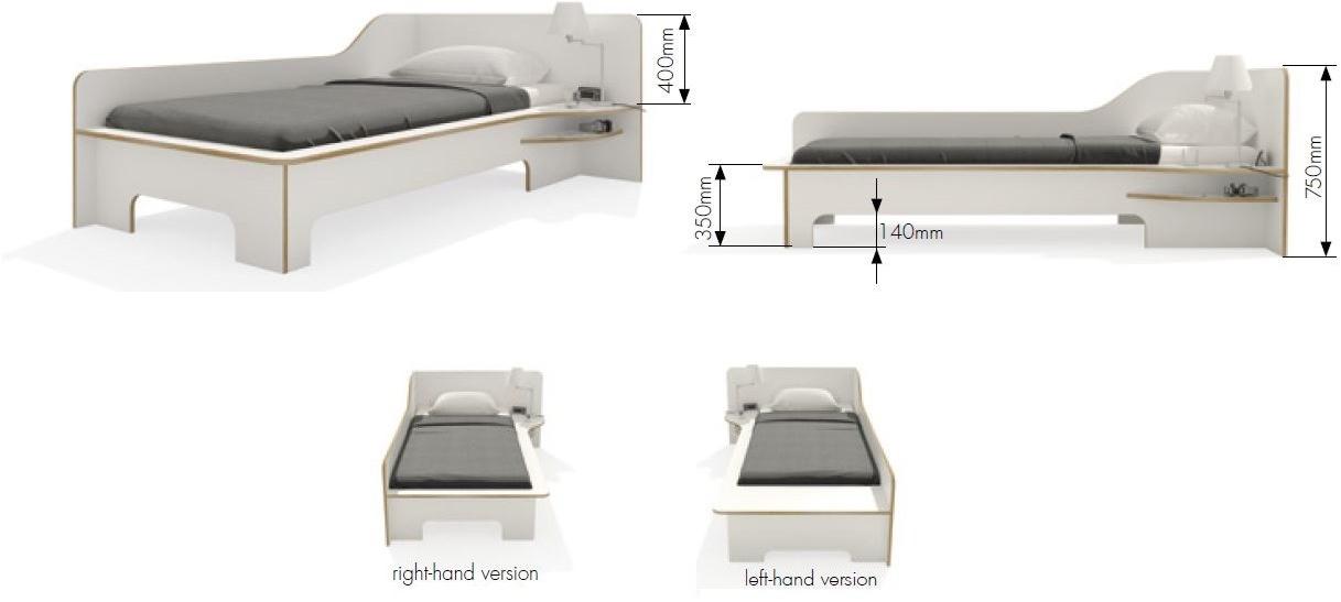 Müller Small Living Кровать из фанеры односпальная Plane sun-id-1475770 - Вид №12