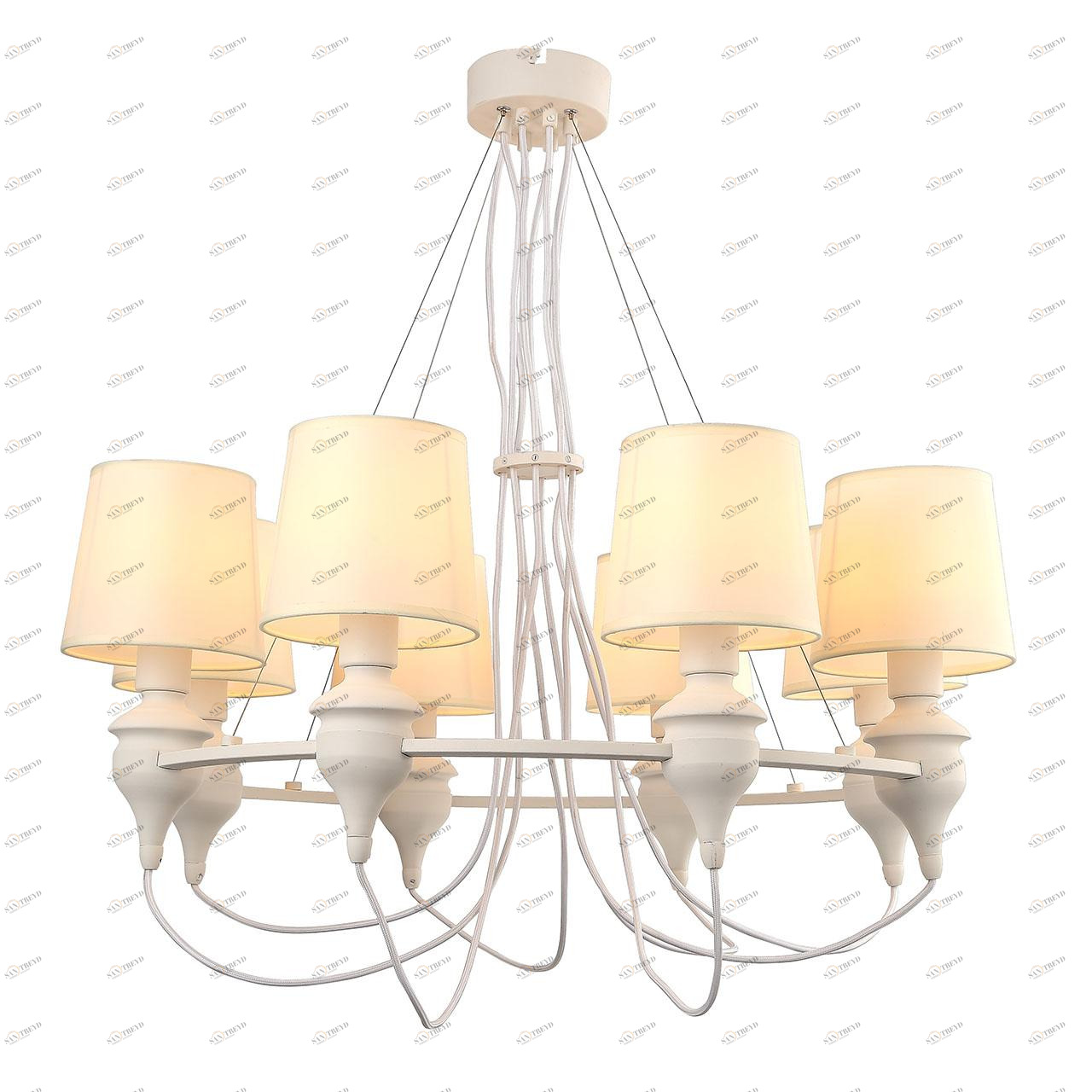 Подвесная люстра Arte Lamp Sergio A3326LM-8WH ARTE LAMP ДИЗАЙНЕРСКИЕ, SERGIO WHITE 108446 Белый 