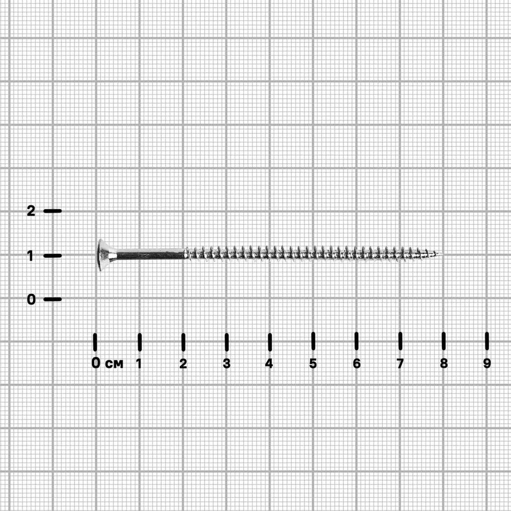 Универсальные саморезы Standers оцинкованные 4x70 мм 88784323 STLM-1008143 - Вид №2