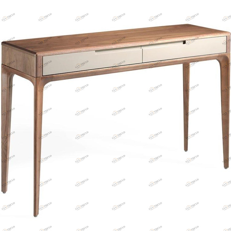 Консоль деревянная, орех с бежевыми ящиками BRG1702-2 от Angel Cerda ANGEL CERDA  241767 Орех;коричневый 