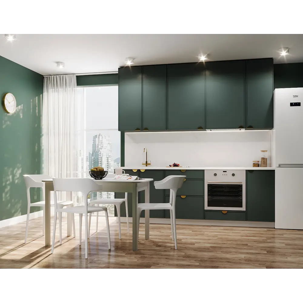 Фальшпанель Konsensa Инта для кухонных шкафов 10×102 см зеленый МДФ 89417920 STLM-1585284 - Вид №5