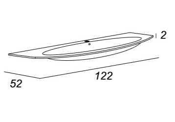 Мебель для ванной CEZARES EDEN 122 Rovere Tabacco - Вид №6