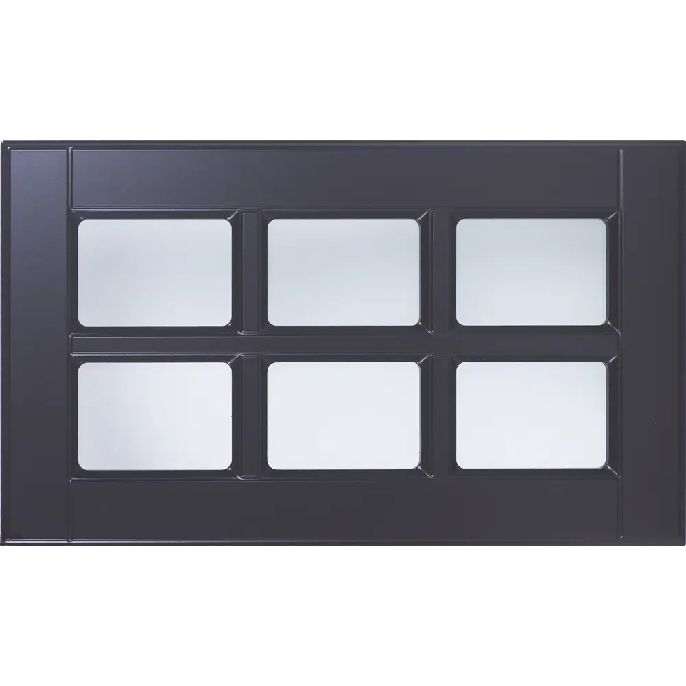 Витрина для шкафа Delinia «Леда серая» 60x35 см, МДФ, цвет серый STLM-2093059