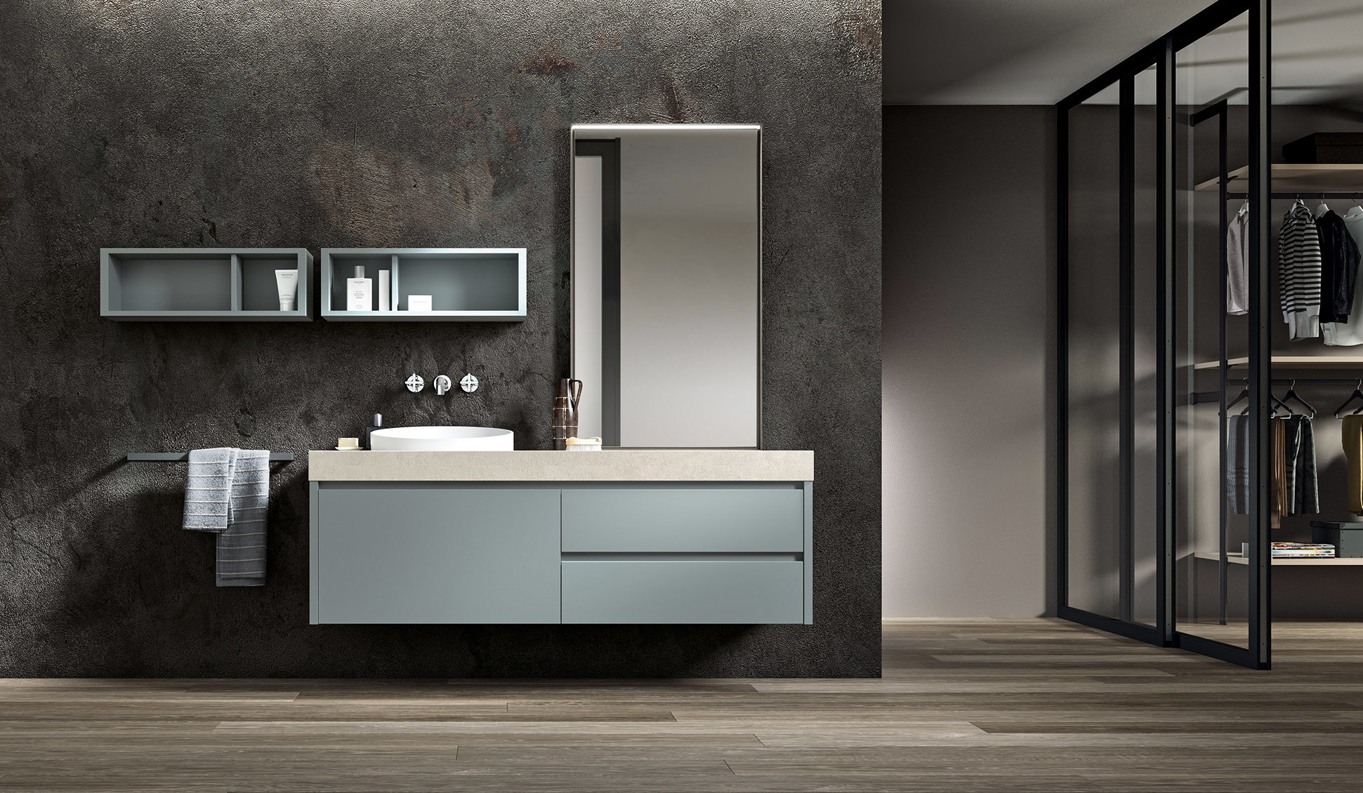 Tender lak – 05 Mastella  Tender LAK  Комплект мебели для ванной  - Вид №4