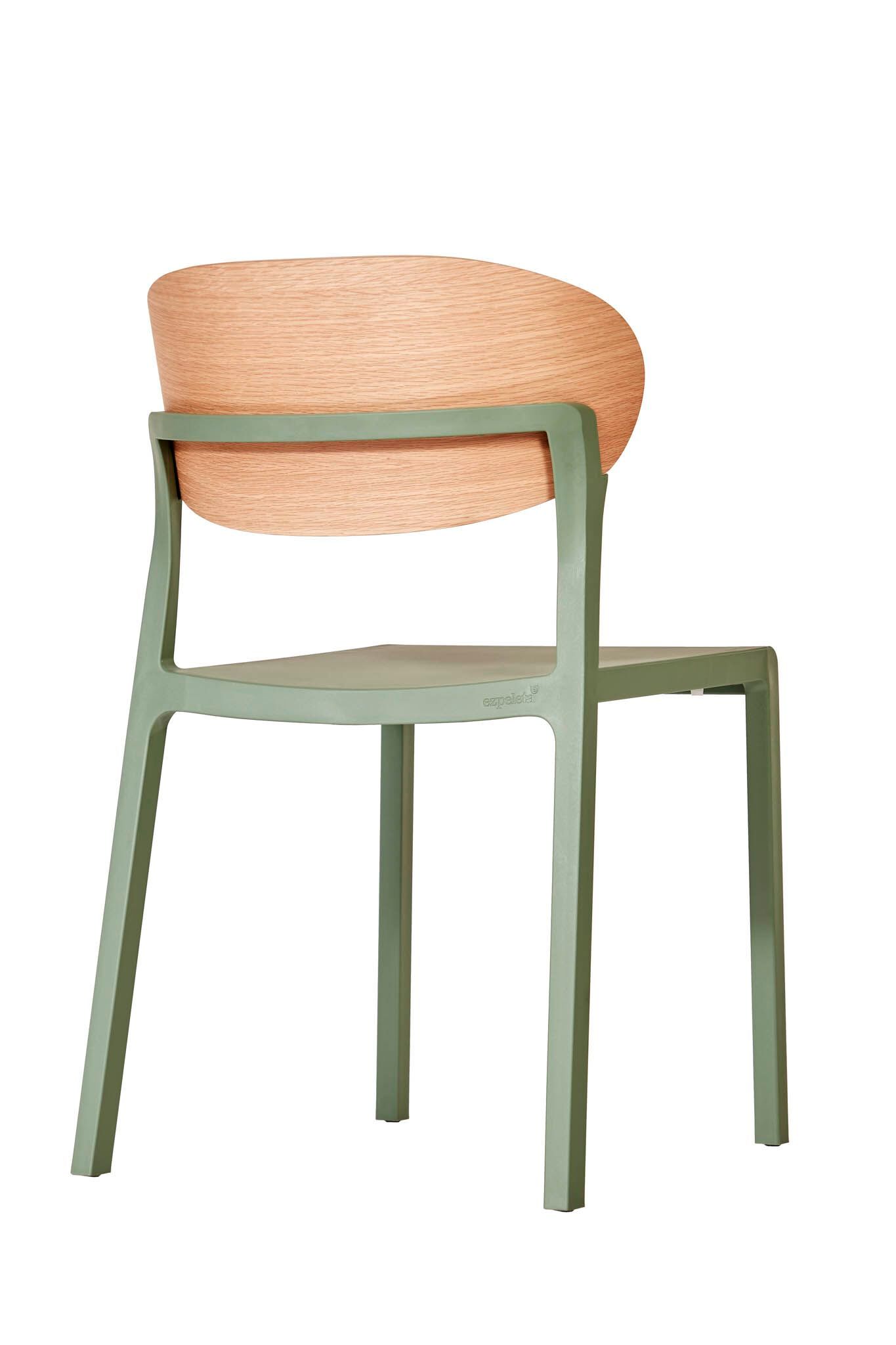 Садовый стул из полипропилена с деревянной спинкой Ezpeleta BAKE WOOD ARCH-00073360 - Вид №20