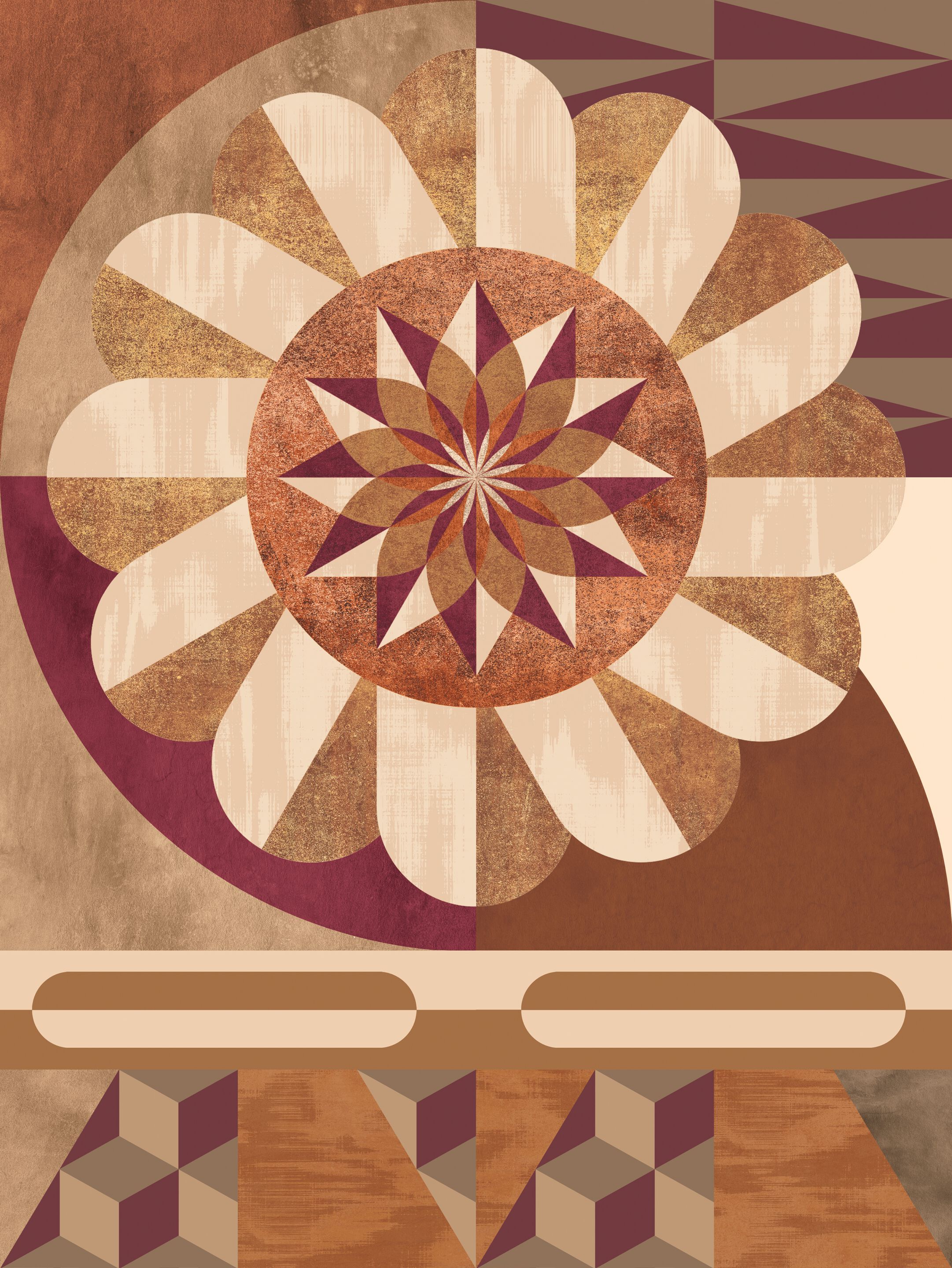 Узорный ковер Inkiostro Bianco Travelogue ARCH-00091192 - Вид №2