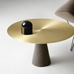 СТОЛИК КОФЕЙНЫЙ БРОНЗОВЫЙ LEAF 70Х38 СМ