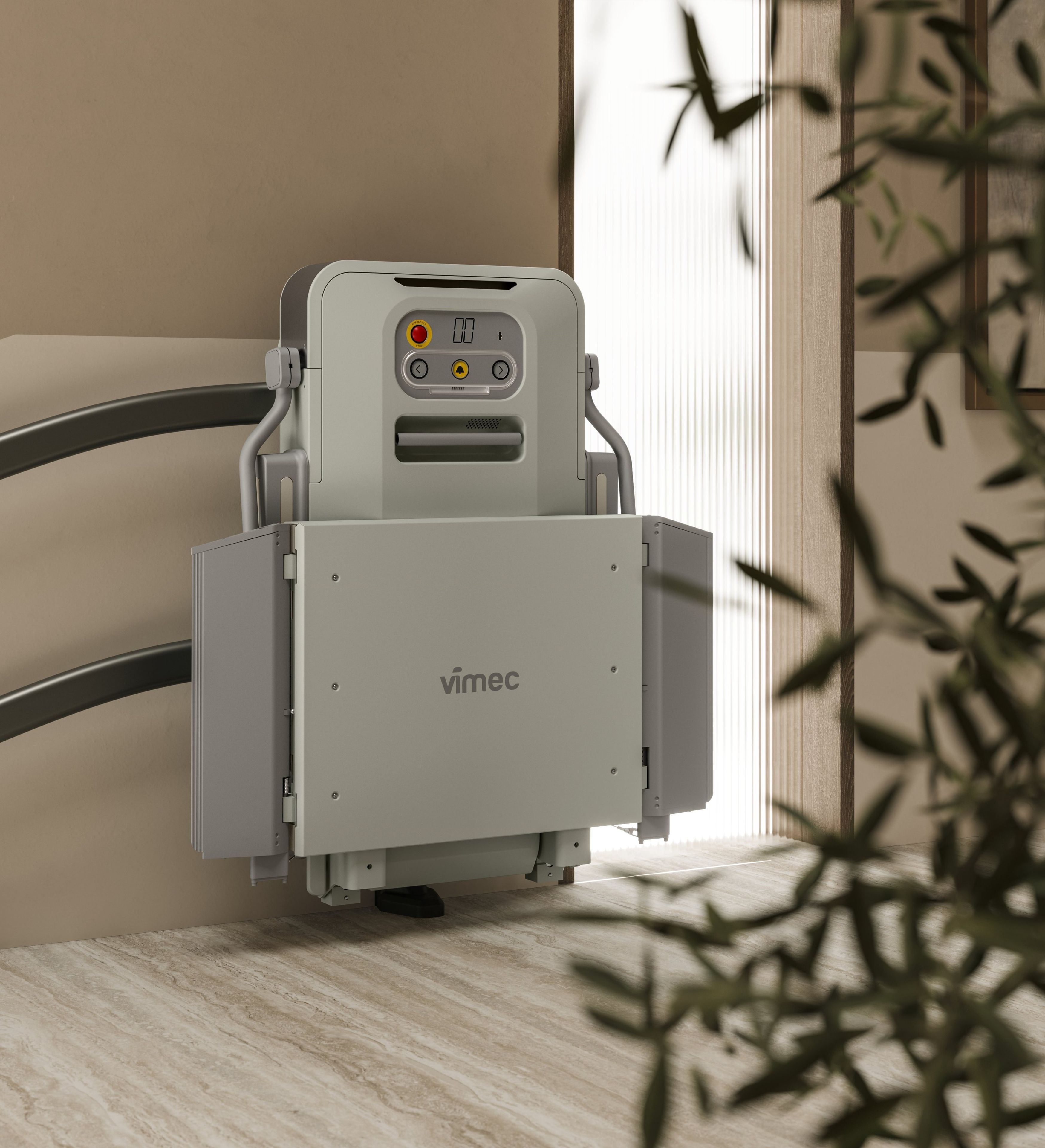 Лестничный подъемник с изогнутой направляющей Vimec V6s ARCH-00108443 - Вид №1