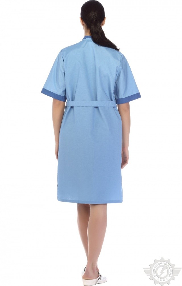 61745 Халат "Радуга" короткий рукав  Одежда для обслуживающего персонала  размер 46 Спецодежда  - Вид №9