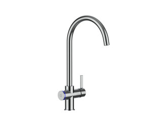 Однорычажный смеситель для кухни с поворотным изливом