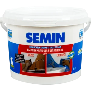 Шпаклёвка влагостойкая выравнивающая Semin 5 кг 14247776 STLM-2182358