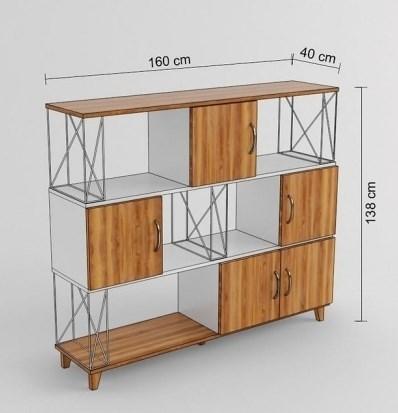 Arrediorg.it® Офисный шкаф из дерева с распашными дверцами Evolutio D106  - Вид №3