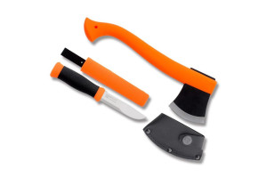 15642136 Набор Outdoor Kit Orange, нож Mora 2000 Orange, топор 12096 MoraKNIV
