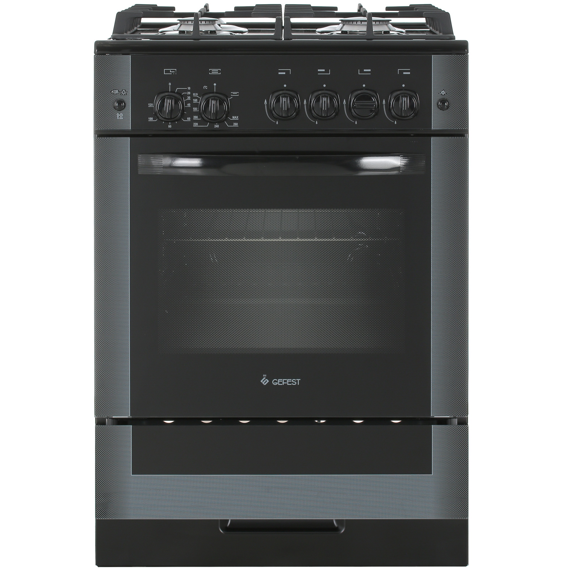 9085700 Газовая плита Gefest GS 6515B1 GC черный STDN-0005884