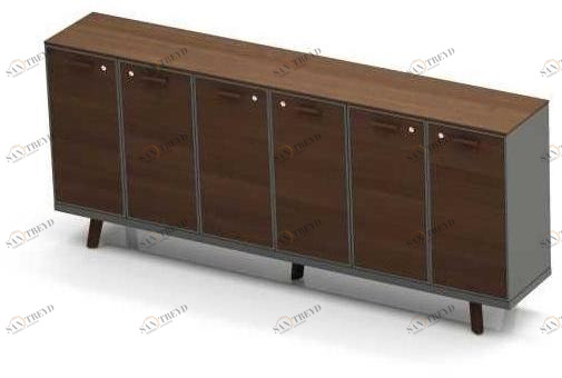 Bralco Офисный шкаф из дуба с распашными дверцами с замком Rail sun-id-1399146