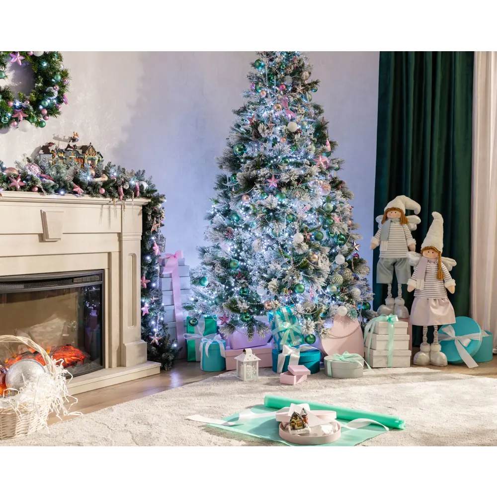 85156544 Елочный шар «Loft» ø8 см пластик зеленый STLM-0953976 Santreyd  - Вид №2