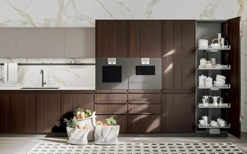 Composit Деревянная кухня с полуостровом Pepper sun-id-1366396 - Вид №6