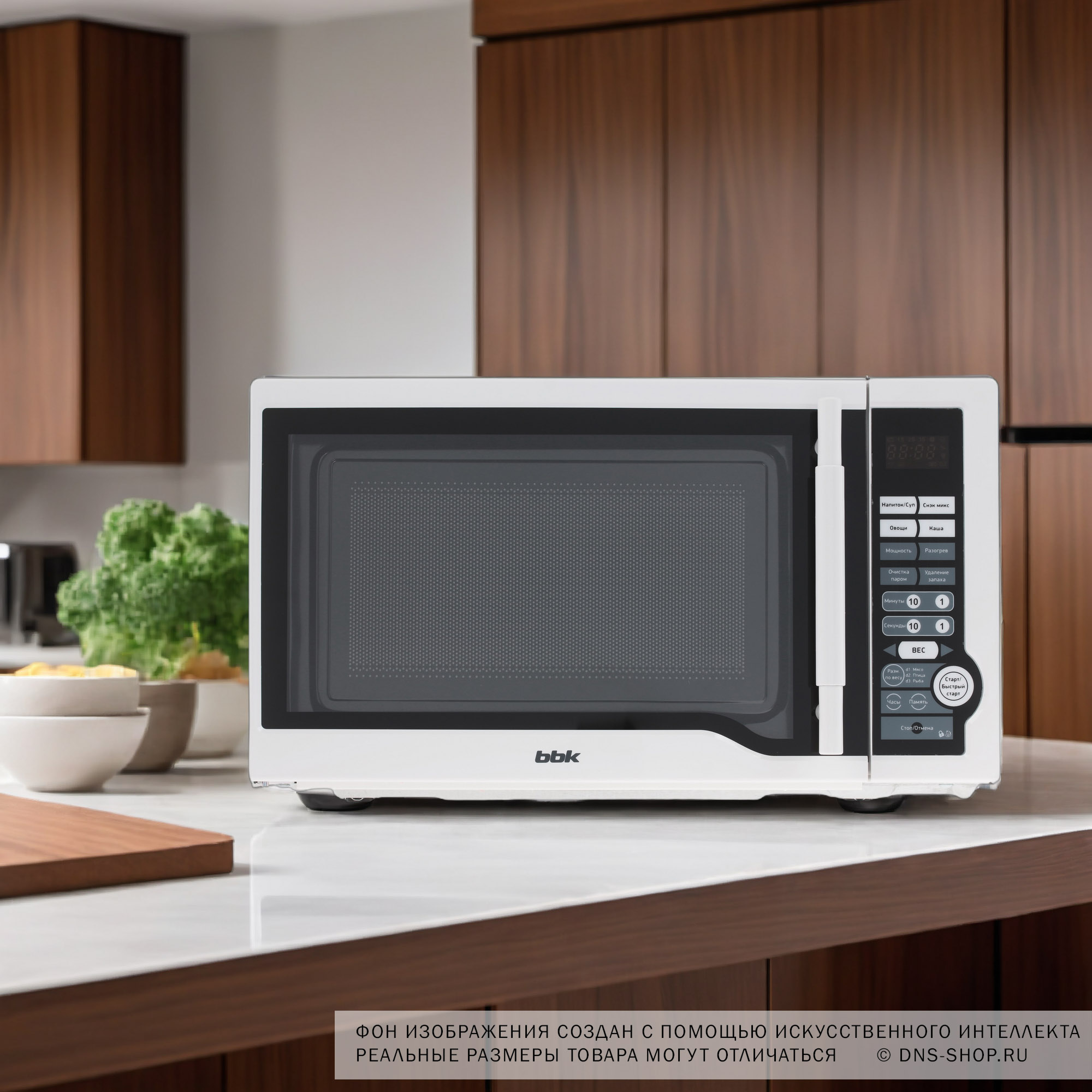 1083025 Микроволновая печь BBK 20MWS-770S/W белый STDN-0101187 - Вид №8