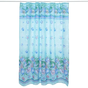 Штора для ванной комнаты «Vidage Ласпи» 180х180 см цвет зелёный