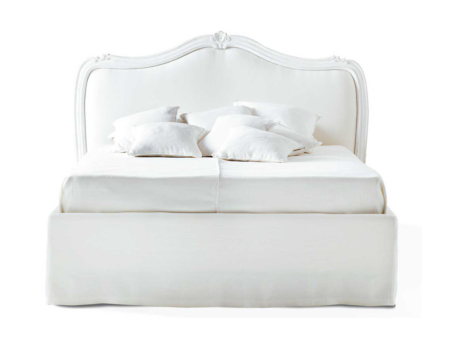 Деревянная двуспальная кровать с мягким изголовьем Lando BONNE NUIT ARCH-00095757