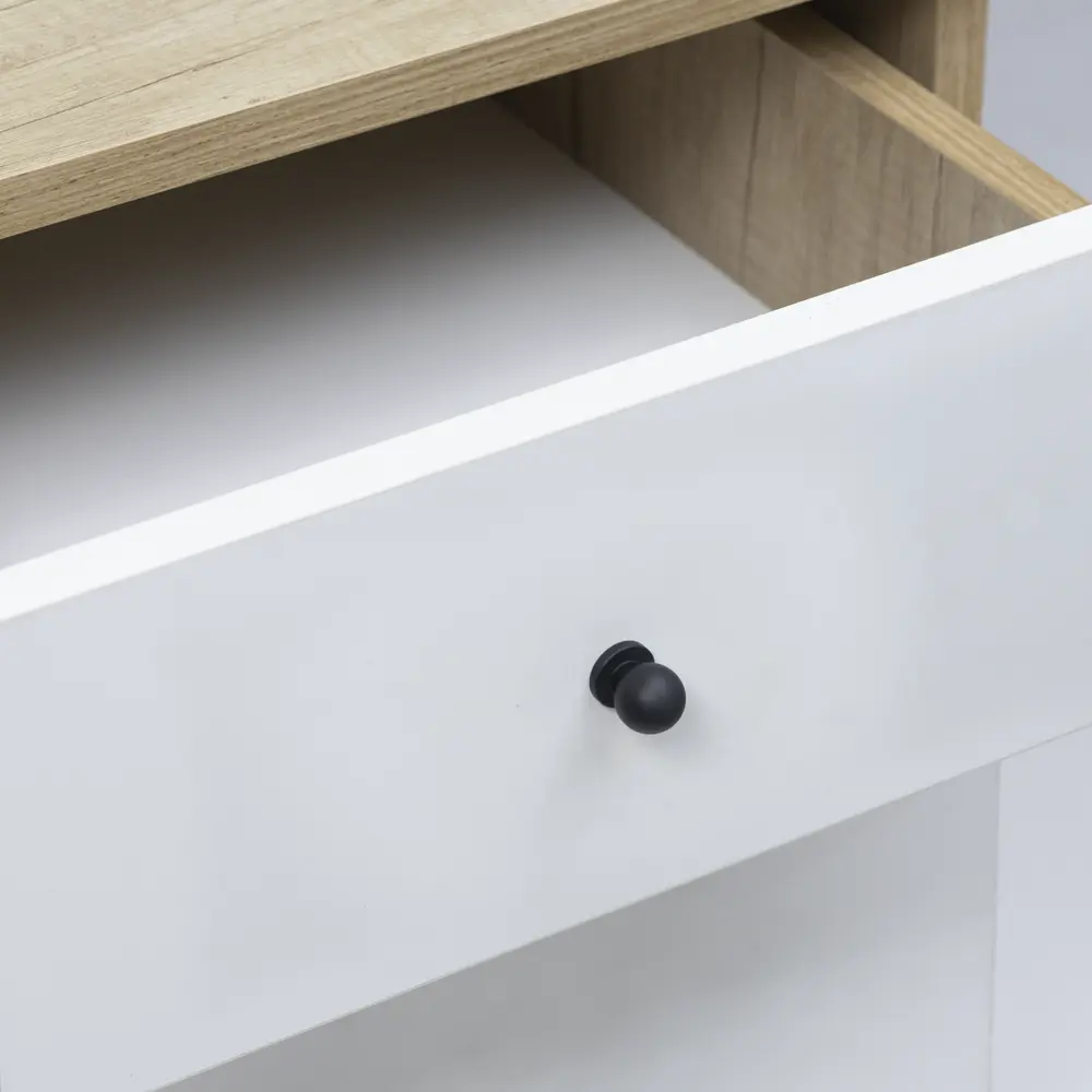 Мебельная ручка-кнопка GN35 цвет черная AKS STLM-2171647 - Вид №6