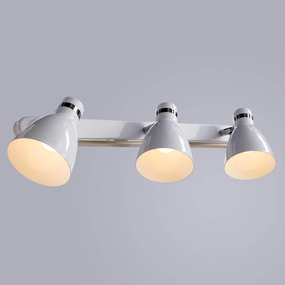 Спот настенный на 3 лампы белый Arte Lamp A5049PL-3WH ARTE LAMP 48 WHITE 00-3924011 Белый  - Вид №1