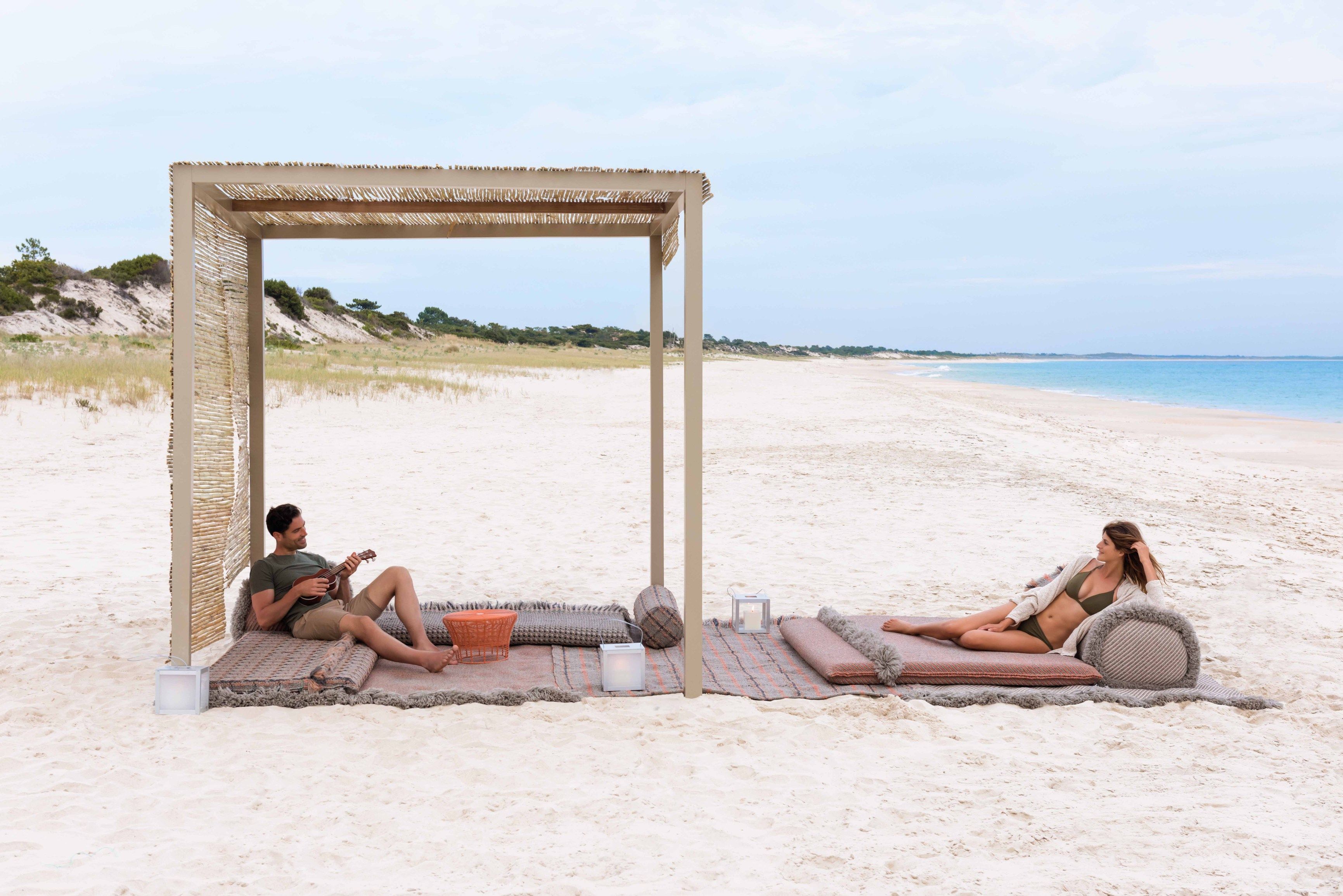 Наружная полипропиленовая клетчатая цилиндрическая подушка GAN садовые слои ARCH-00051963 - Вид №3