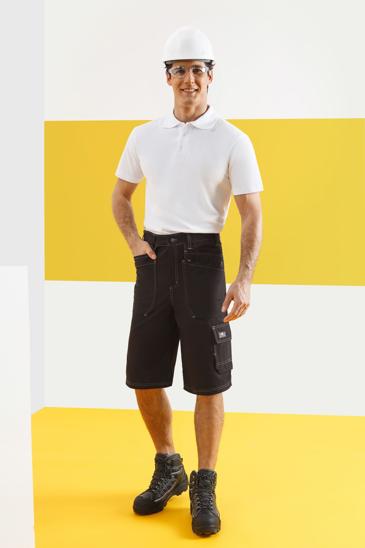 62880 Шорты  черные Union Space  Летняя спецодежда  размер 48-50/170-176  - Вид №3