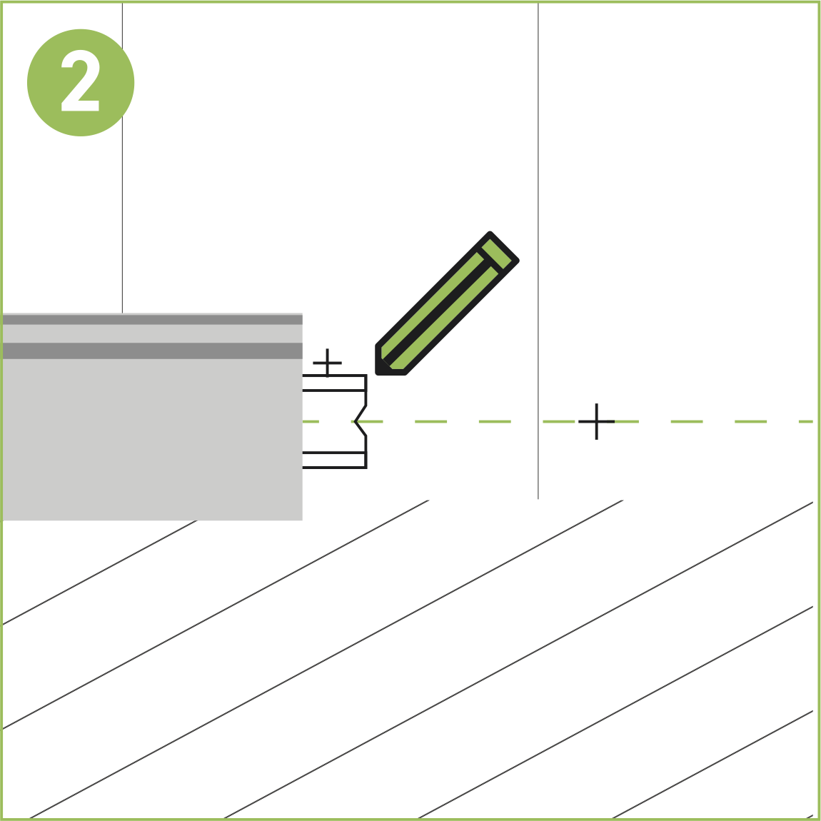 КРЕПЛЕНИЕ ДЛЯ ПЛИНТУСА HANNAHHOLZ ZZ3232 - Вид №2