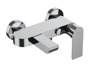 Настенный однорычажный смеситель для ванны с переключателем