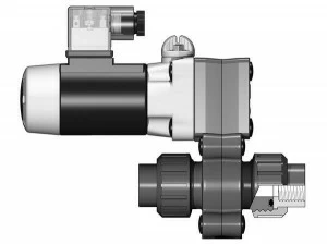 SANIT 615419 2/2-ходовой тип электромагнитный клапан SF 22, R 3/8 "- 1/2", резьбовые гнезда, NC