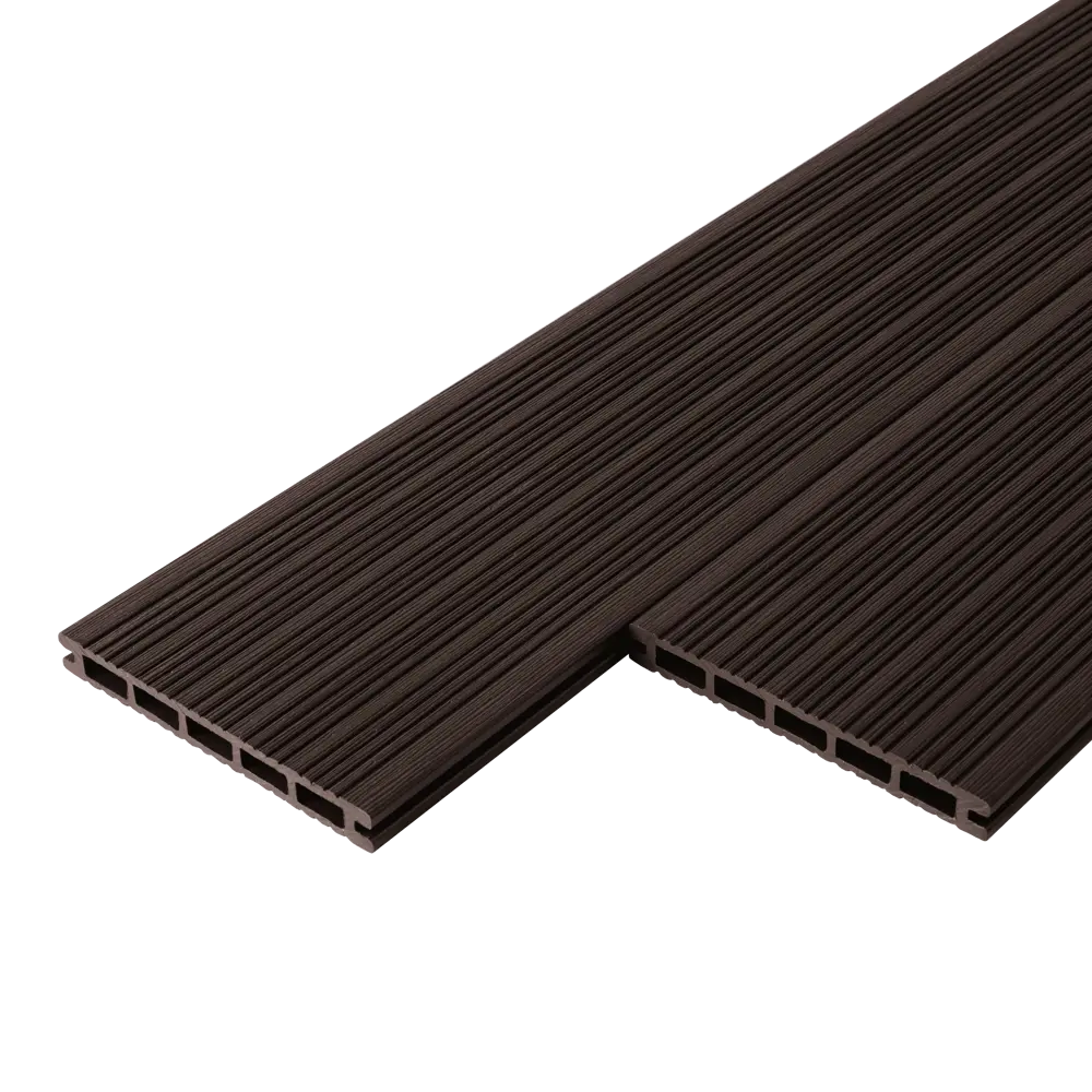 Террасная доска ДПК Freedeck цвет Венге 3000x150x17 мм двусторонний 0.45 м² Santreyd STLM-2166261 - Вид №4