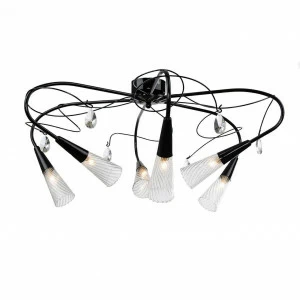 Потолочная люстра Lightstar Aereo 711067 LIGHTSTAR ДИЗАЙНЕРСКИЕ, AEREO 137008 Черный