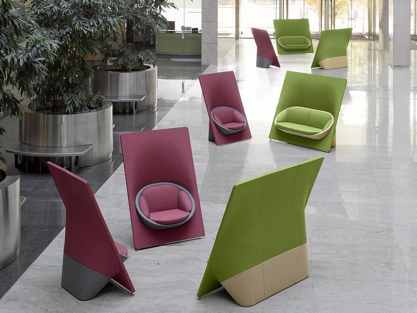 profim Кресло из ткани с высокой спинкой для контракта Wyspa sun-id-1488541 - Вид №4