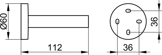 19063010000 Держатель запасного рулона KEUCO Edition 90 - Вид №2